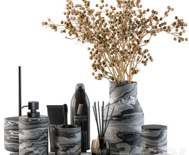 مدل سه بعدی لوازم حمام