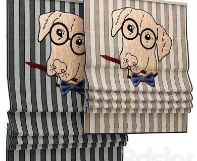 مدل سه بعدی پرده