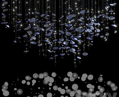 مدل سه بعدی گل و گلدان