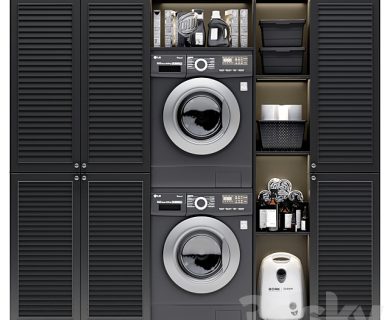 مدل سه بعدی لوازم حمام