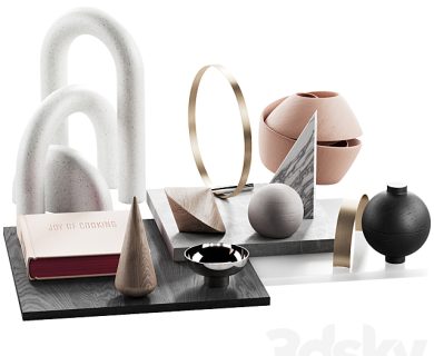 مدل سه بعدی گل و گلدان