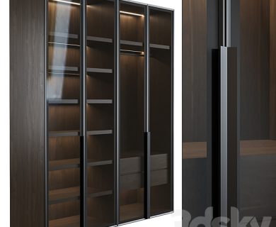 مدل سه بعدی کمد لباس