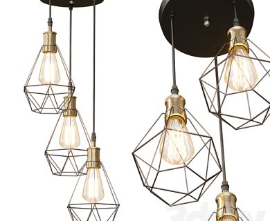 مدل سه بعدی گل و گلدان