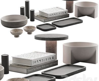 مدل سه بعدی گل و گلدان