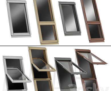 مدل سه بعدی پنجره