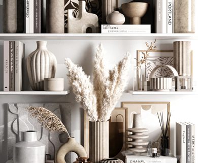 مدل سه بعدی گل و گلدان