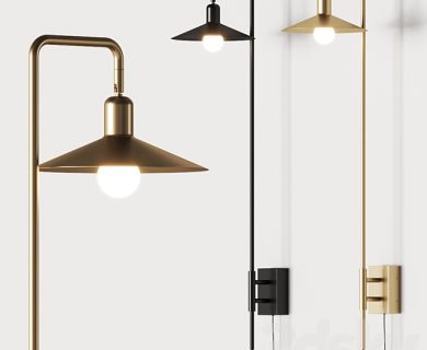 مدل سه بعدی گل و گلدان