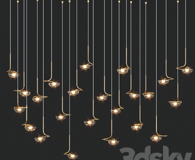 مدل سه بعدی گل و گلدان