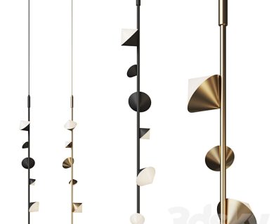 مدل سه بعدی گل و گلدان