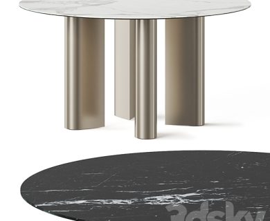 مدل سه بعدی میز و صندلی