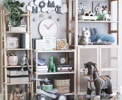 مدل سه بعدی میز تلویزیون کلاسیک