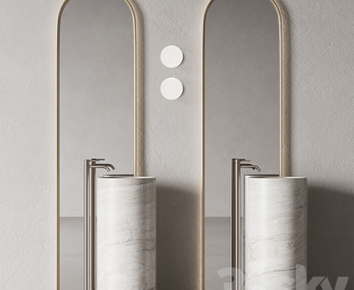 مدل سه بعدی لوازم حمام