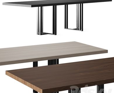 مدل سه بعدی میز و صندلی