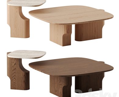 مدل سه بعدی میز و صندلی