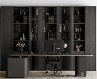 مدل سه بعدی میز و صندلی