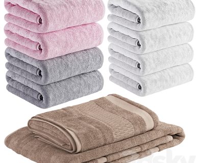 مدل سه بعدی لوازم حمام