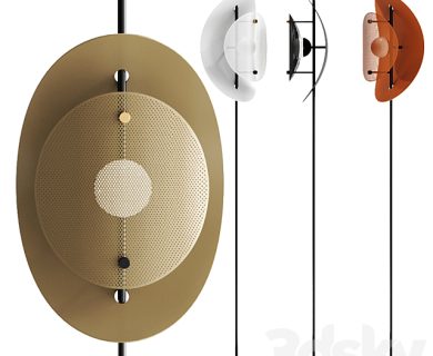 مدل سه بعدی چراغ رومیزی مدرن