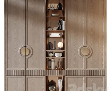 مدل سه بعدی کمد لباس