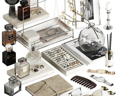 مدل سه بعدی گل و گلدان