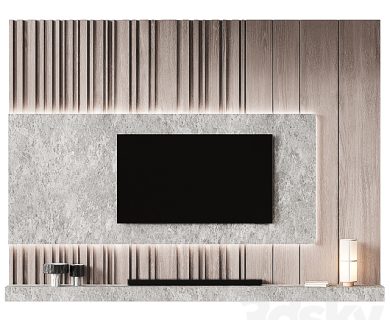 مدل سه بعدی میز تلویزیون کلاسیک