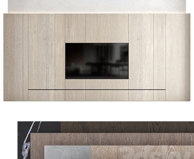 مدل سه بعدی میز تلویزیون کلاسیک