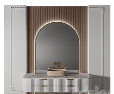 مدل سه بعدی لوازم حمام