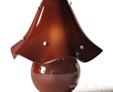 مدل سه بعدی چراغ رومیزی مدرن