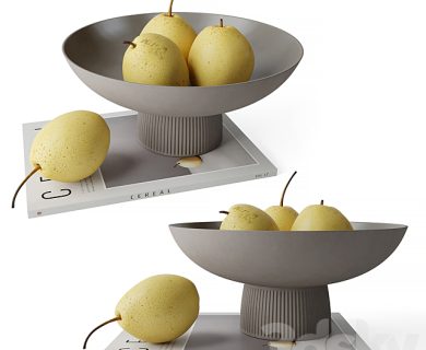 مدل سه بعدی سبد میوه