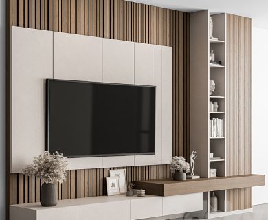 مدل سه بعدی میز تلویزیون کلاسیک