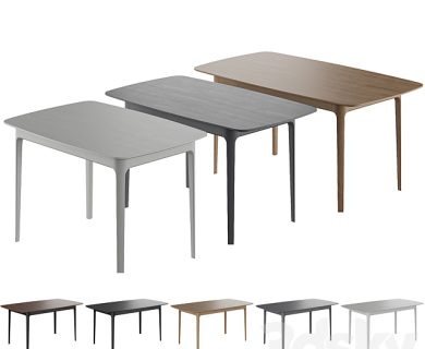 مدل سه بعدی میز و صندلی